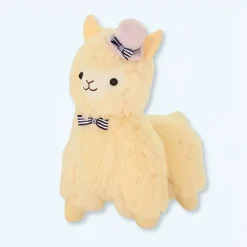 Peluche lama violet doux enfant câlin collection animale