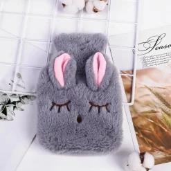 Peluche lapin chauffante douce confort hiver chaleureux