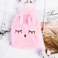Peluche lapin chauffante douce confort hiver chaleureux
