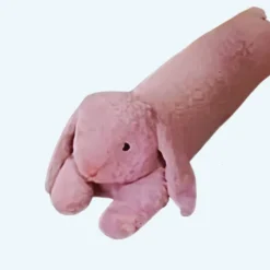 Peluche lapin géant doux coussin confort enfant
