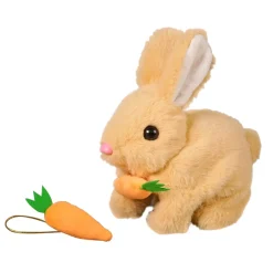 Peluche lapin Pâques électrique doux lumineux enfant