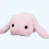 Peluche lapin rose doux compagnon enfant chambre