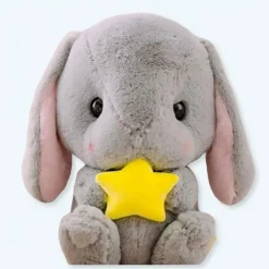 Peluche lapin étoile doux coton enfant câlin nuit