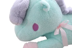 Peluche licorne bonbon bleu et rose