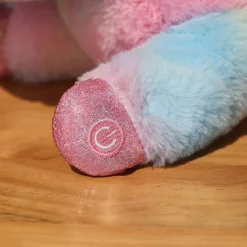 Peluche licorne multicolore éclairé