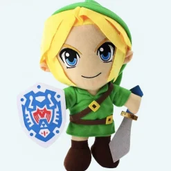 Peluche Link aventurier doux épée bouclier héros