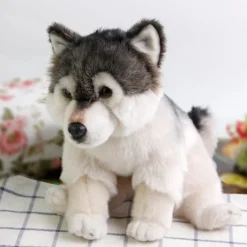 Peluche loup petit et mignon