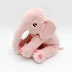 Peluche éléphant assis et content