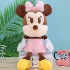 Peluche Minnie Mouse marron
