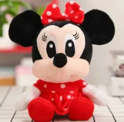 Peluche Minnie Mouse mini tenue rouge
