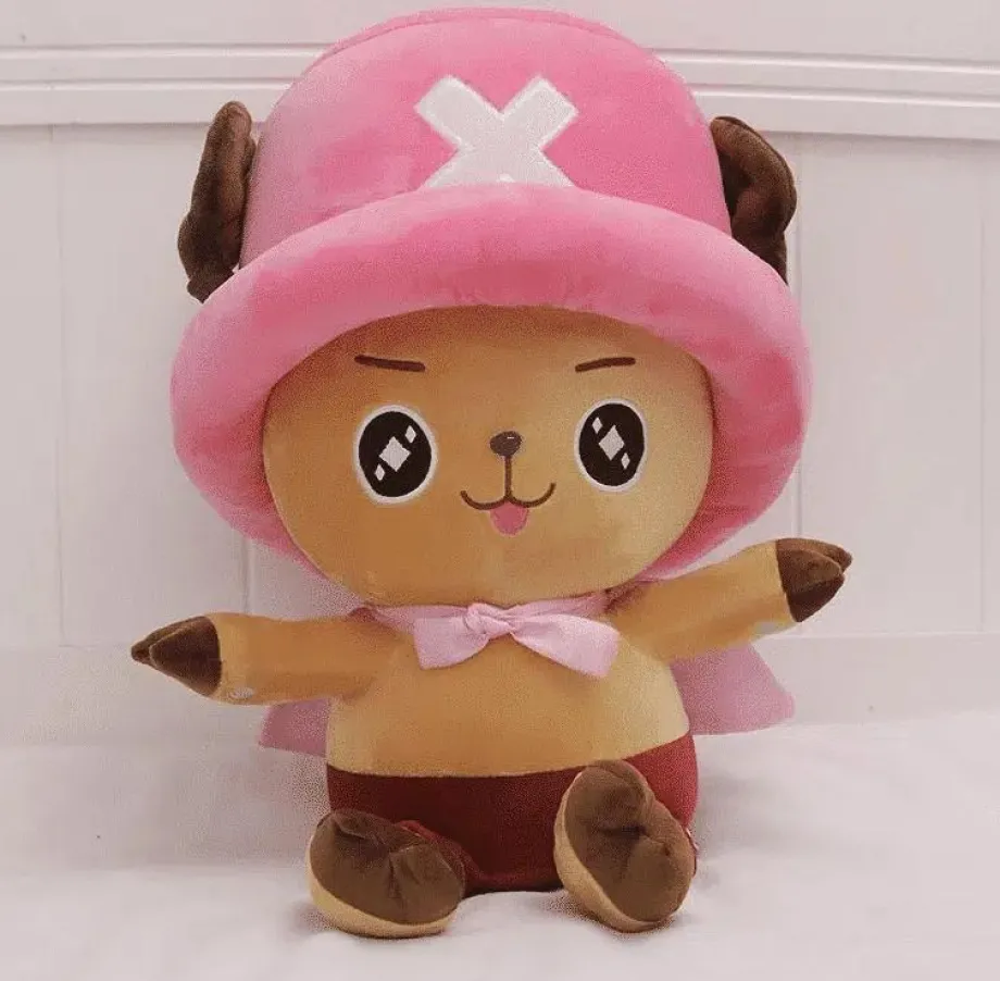 Peluche One Piece Tony Chopper rose doux câlin enfant