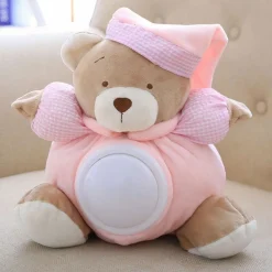 Peluche ours veilleuse douce nuit enfant rassurante