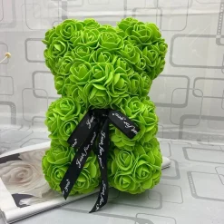 Peluche ourson en rose Saint-Valentin