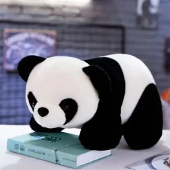 Peluche panda blanc et noir