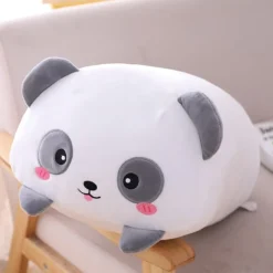Peluche panda squishmallow aux joues roses