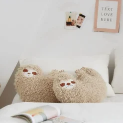 Peluche paresseux cœur enfant doux confortable câlin