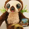 Peluche paresseux doux jungle aux longs bras câlins