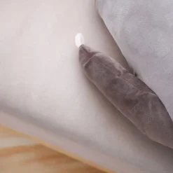 Peluche paresseux gris doux enfant cocooning hiver