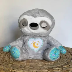 Peluche paresseux veilleuse douce respiration apaisante