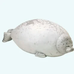 Peluche phoque oreiller doux moelleux câlin hiver