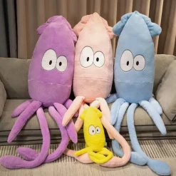 Peluche pieuvre géante aux gros yeux