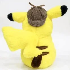 Peluche Pikachu détective jaune câlin enfant doux