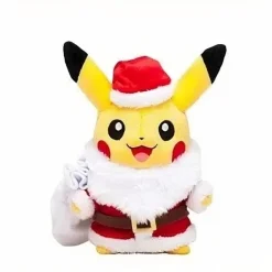 Peluche Pikachu Noël festive douce hiver câlin enfant
