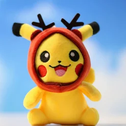Peluche Pikachu porte-clés chapeau enfant Pokémon doux