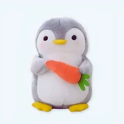 Peluche pingouin carotte douce peluchette hiver câline