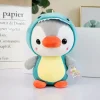 Peluche pingouin dinosaure mignon déguisement enfant doux