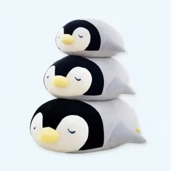 Peluche pingouin dodo douce nuit enfant câlin hiver