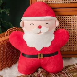 Peluche père noël au nez rouge