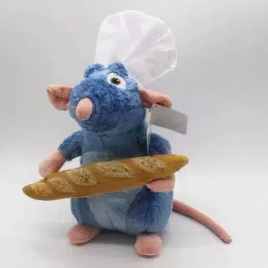 Peluche Ratatouille pain doux cuisine enfant amusant