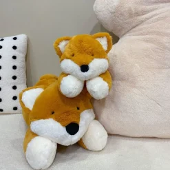 Peluche renard à fourrure mignon