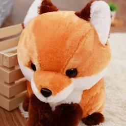 Peluche renard mignon à la grosse tête