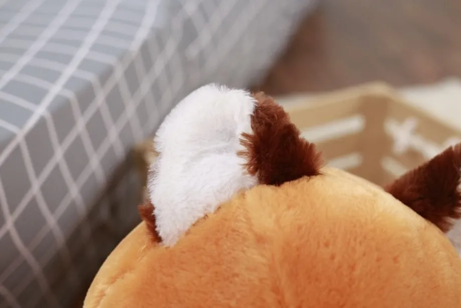 Peluche renard mignon à la grosse tête
