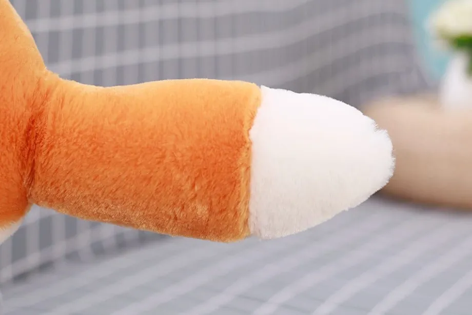 Peluche renard mignon à la grosse tête