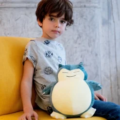 Peluche Ronflex géant doux câlin pour fans Pokémon
