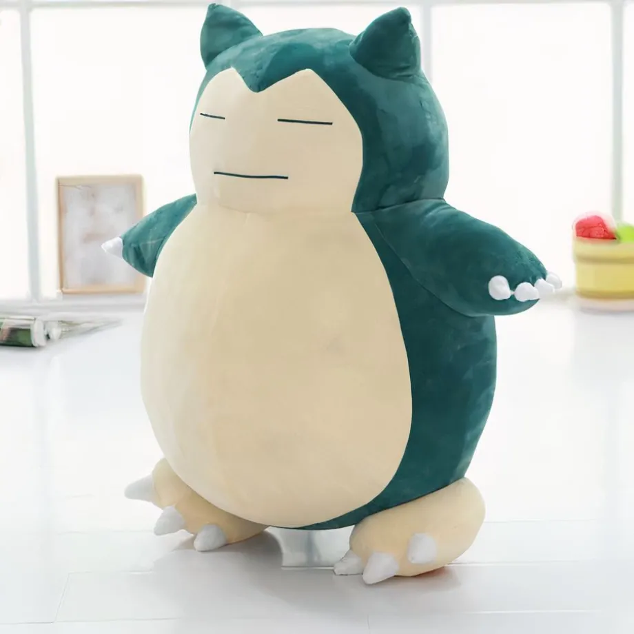Peluche Ronflex géant doux câlin pour fans Pokémon