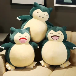 Peluche ronflex pokémon content repos câlin