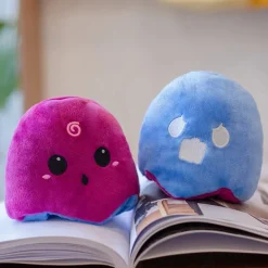 Peluche réversible fantômes d’halloween
