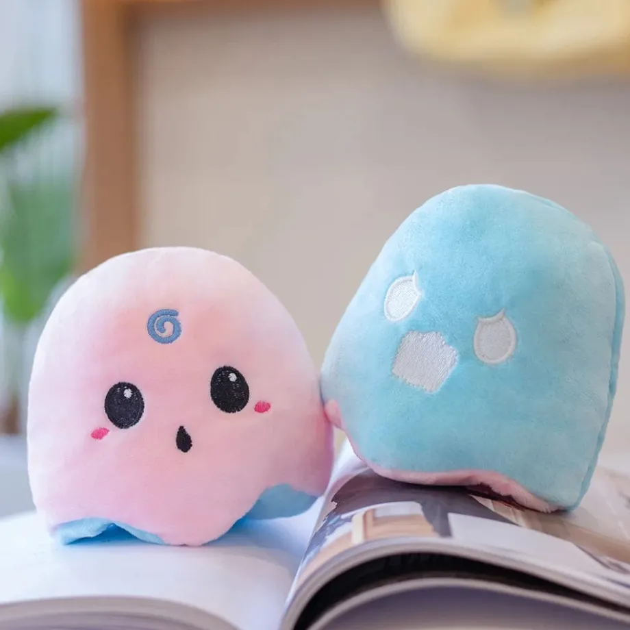 Peluche réversible fantômes d’halloween