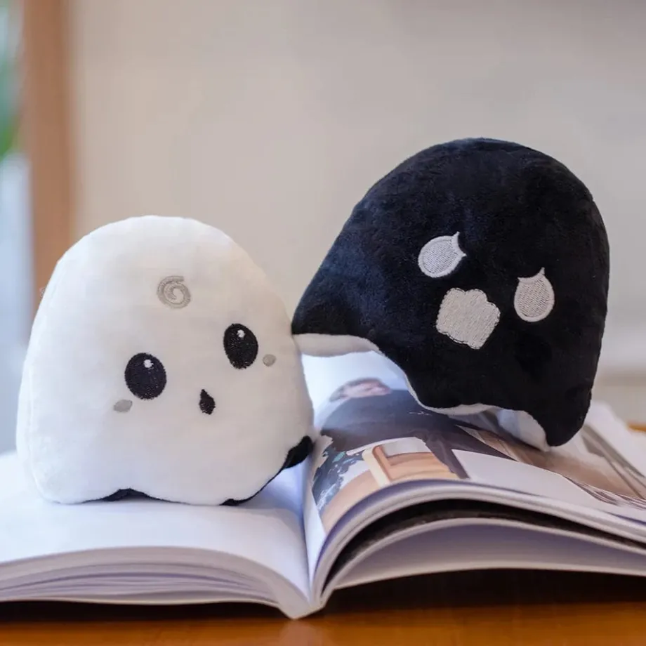 Peluche réversible fantômes d’halloween