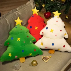 Peluche sapin de Noël coloré