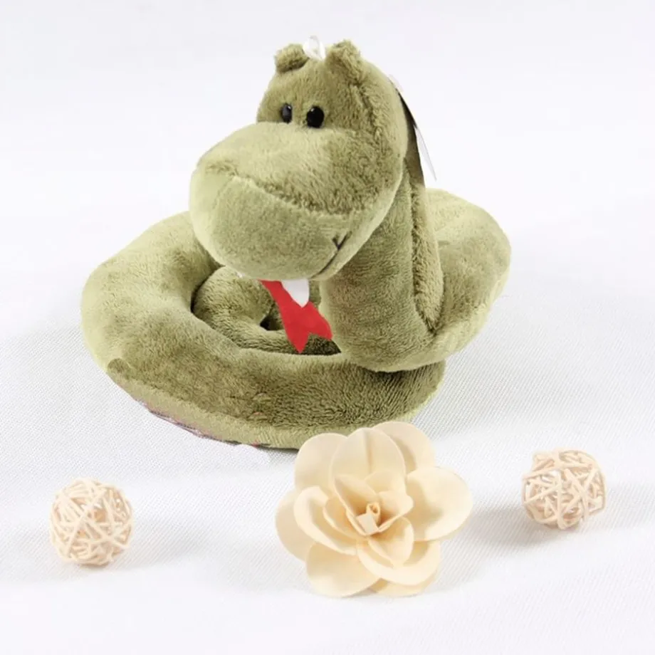 Peluche serpent doux enfant animal sonore réaliste