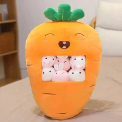 Peluche squishmallow carotte géante