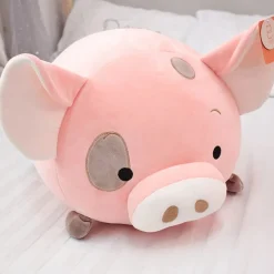 Peluche squishmallow cochon rose tacheté
