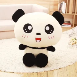 Peluche squishmallow grand panda souriant