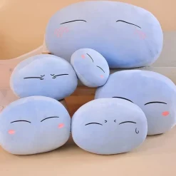 Peluche squishmallow gros pouf bleu et moelleux