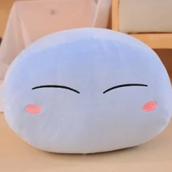Peluche squishmallow gros pouf bleu et moelleux
